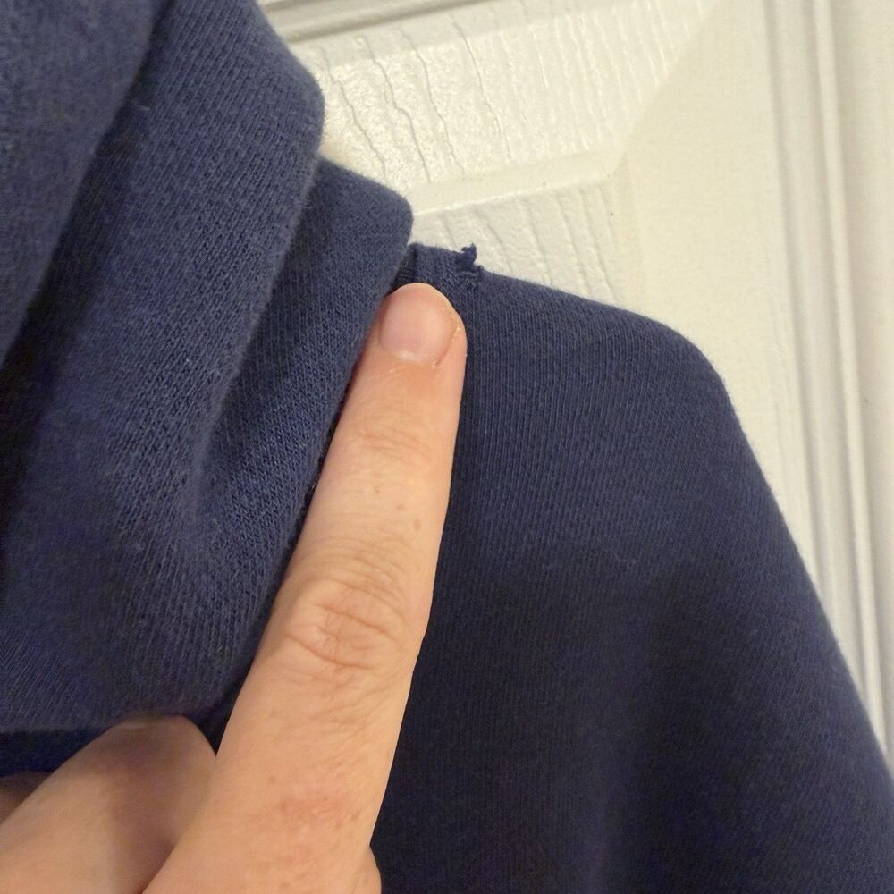 Nike Men's 3XL Navy Blue Hoodie Sweatshirt Kangaroo Pocket Pullover - Picture 13 of 13